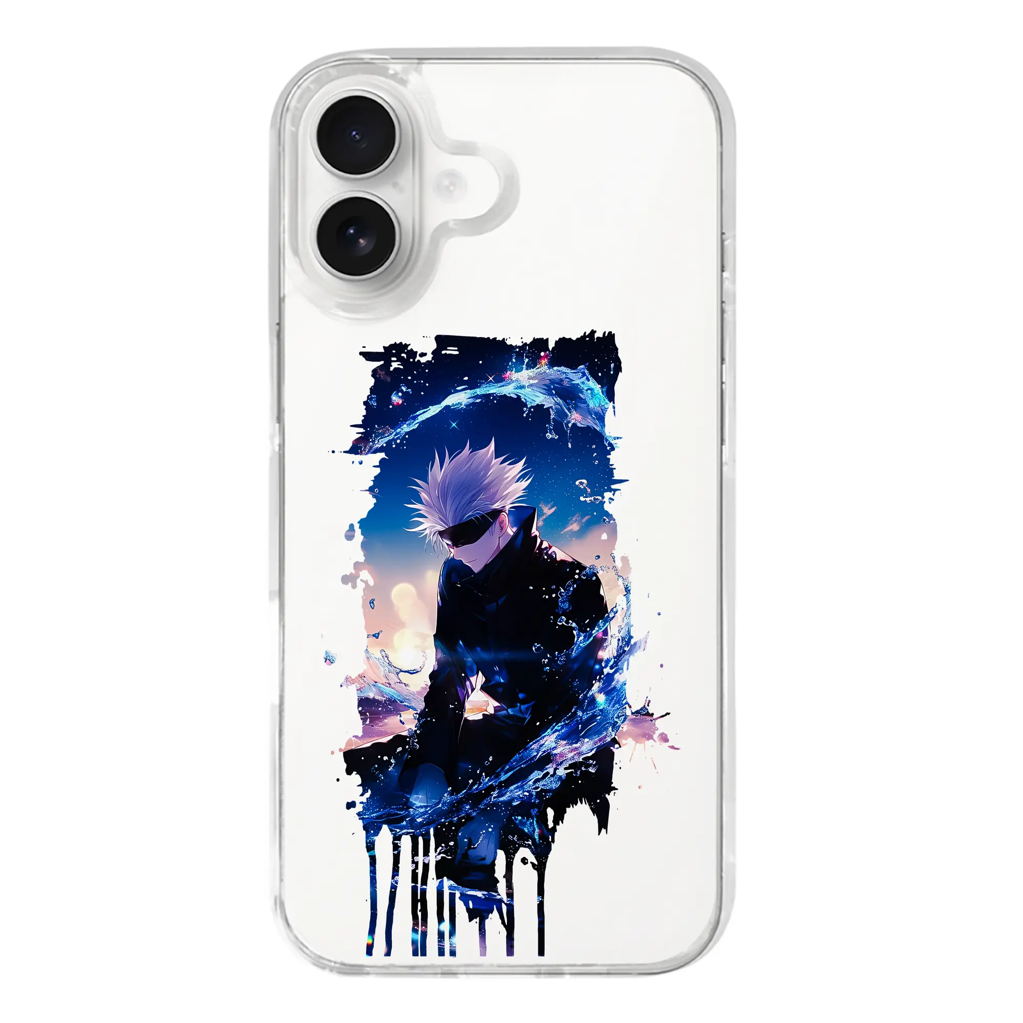 呪術廻戦 グッズ,五条 悟 - iPhone 17シリーズ 透明スマホケース – 薄型・耐衝撃・精密フィット保護カバー